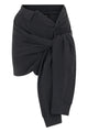Balenciaga Knot-Style Polo Skirt