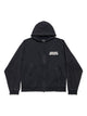 Balenciaga Black Washed Masking Tape Oversize Hoodie