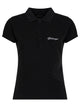 Balenciaga Fitted Polo With Logo Embroidery