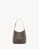 Saint Laurent Dark Grey Suede Le 5 á 7 Shoulder Bag