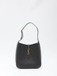 Saint Laurent Black Le 5 À 7 Micro Bag In Grained Leather