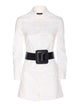Balenciaga White Calfskin Closure Dress