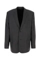 Balenciaga Pinstripe Single Breasted Blazer
