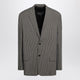 Balenciaga Khaki And Brown Gingham Jacket