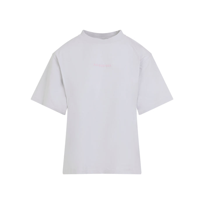 Balenciaga Light Grey Cotton T-Shirt