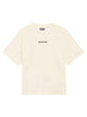 Balenciaga Back Medium Fit Tshirt In Cream