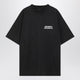 Balenciaga Black Washed Masking Tape T-Shirt With Medium Fit