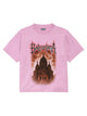 Balenciaga Womens Sacré Cœur Tshirt In Jersey, Old Pink