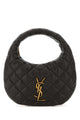 Saint Laurent Charcoal Nappa Leather Icarino Shoulder Bag