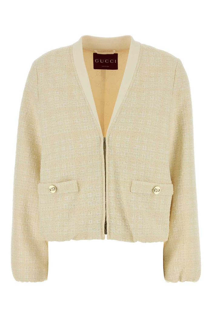 Gucci Ivory Tweed Jacket