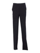 Gucci Black Wool Cotton Acetate Silk Pants