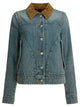 Alexander Mcqueen Blue Cotton Jacket