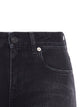 Balenciaga Black Cotton Wide Leg Pants