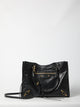 Balenciaga Le City Small Lambskin Leather Tote Bag In Black
