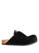 Balenciaga Dumbo Sabot In Distressed Suede Calfskin