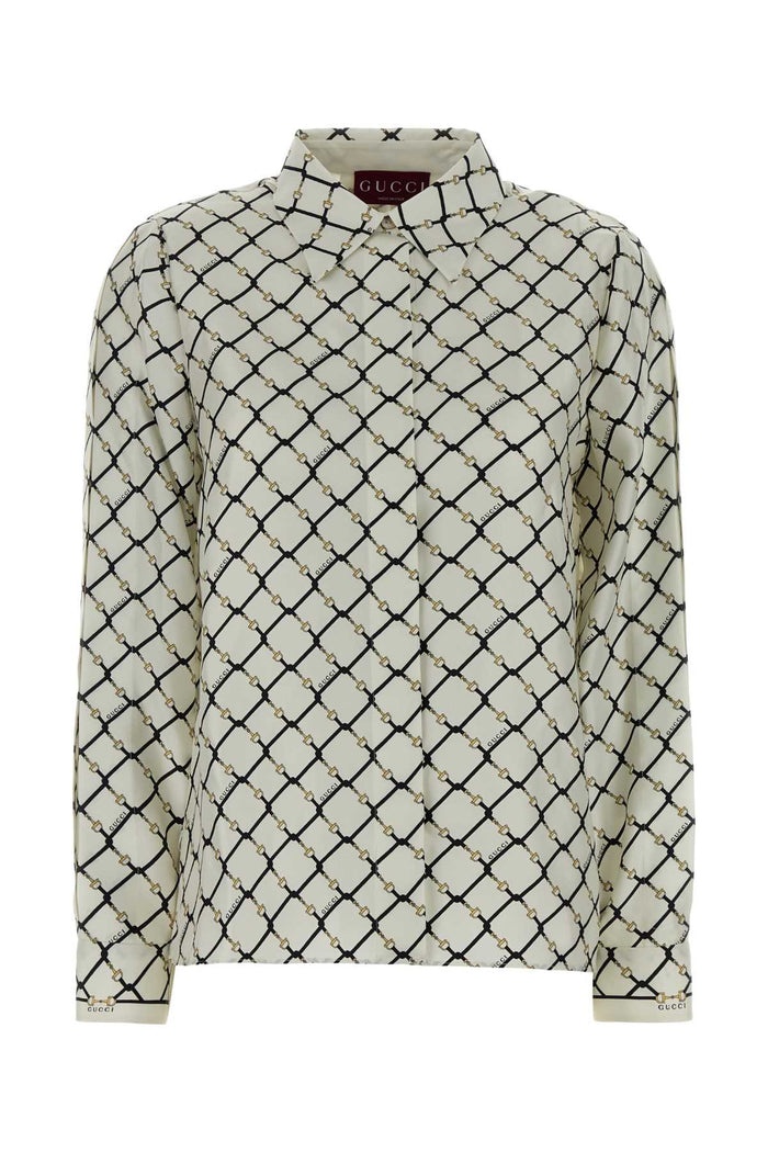 Gucci Printed Silk Shirt