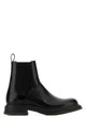 Gucci Black Leather Ankle Boots