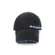 Balenciaga Tilted Typo Cap In Cotton Drill