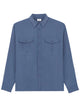 Saint Laurent Viscose And Silk Shirt With Padded Shoulders