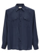 Saint Laurent Viscose And Silk Shirt