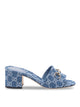 Gucci Denim Cotton Sandals