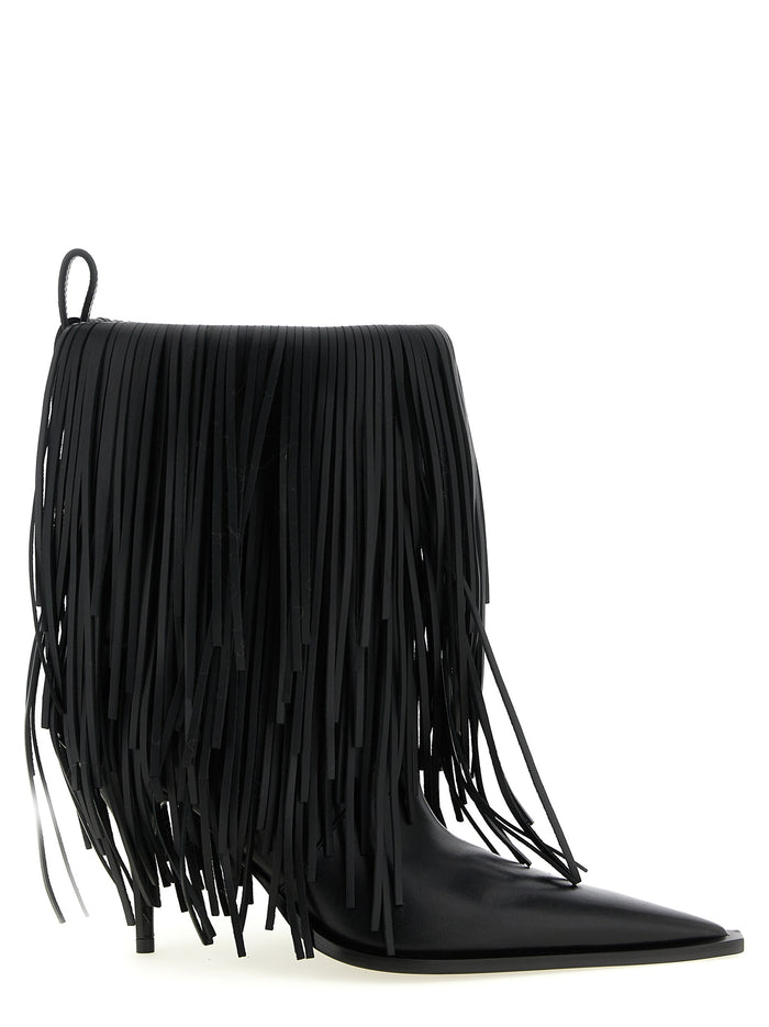 Balenciaga 'Avenue Fringe' Ankle Boots