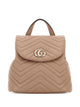 Gucci Pink Leather Mini Gg Marmont Backpack