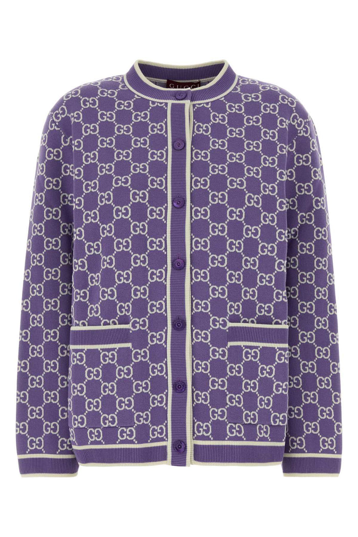Gucci Embroidered Cotton Cardigan