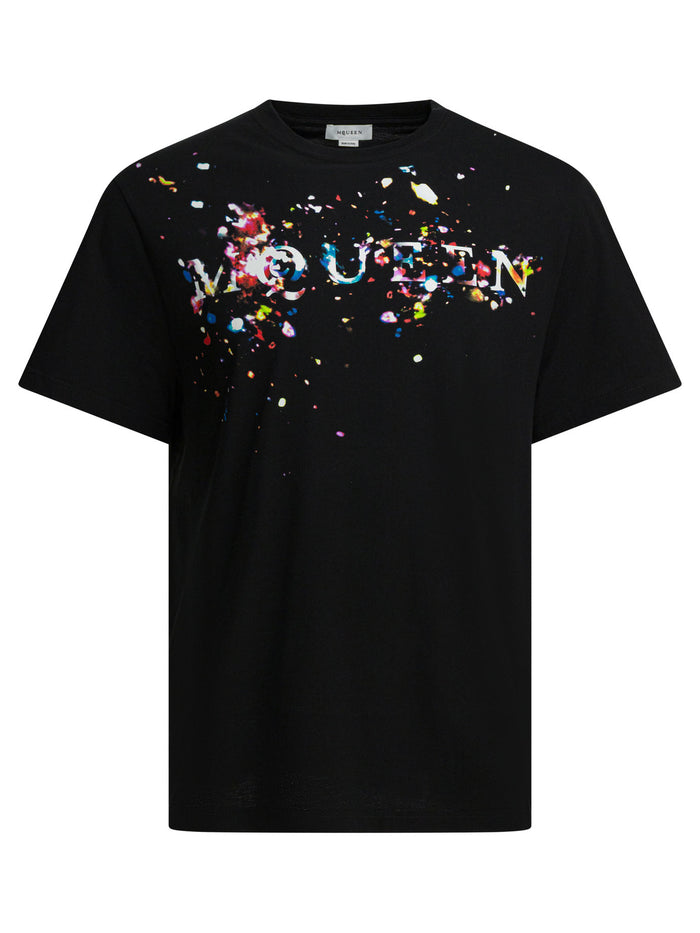 Alexander Mcqueen Black Cotton T-Shirt