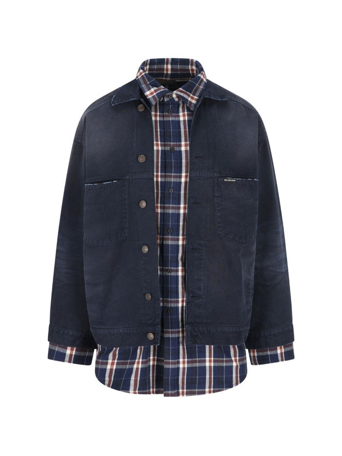 Balenciaga Dark Blue Denim Jacket