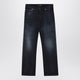 Balenciaga Wide-Leg Blue Washed-Effect Jeans