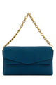 Gucci Teal Green Leather Large Shoulder Bag