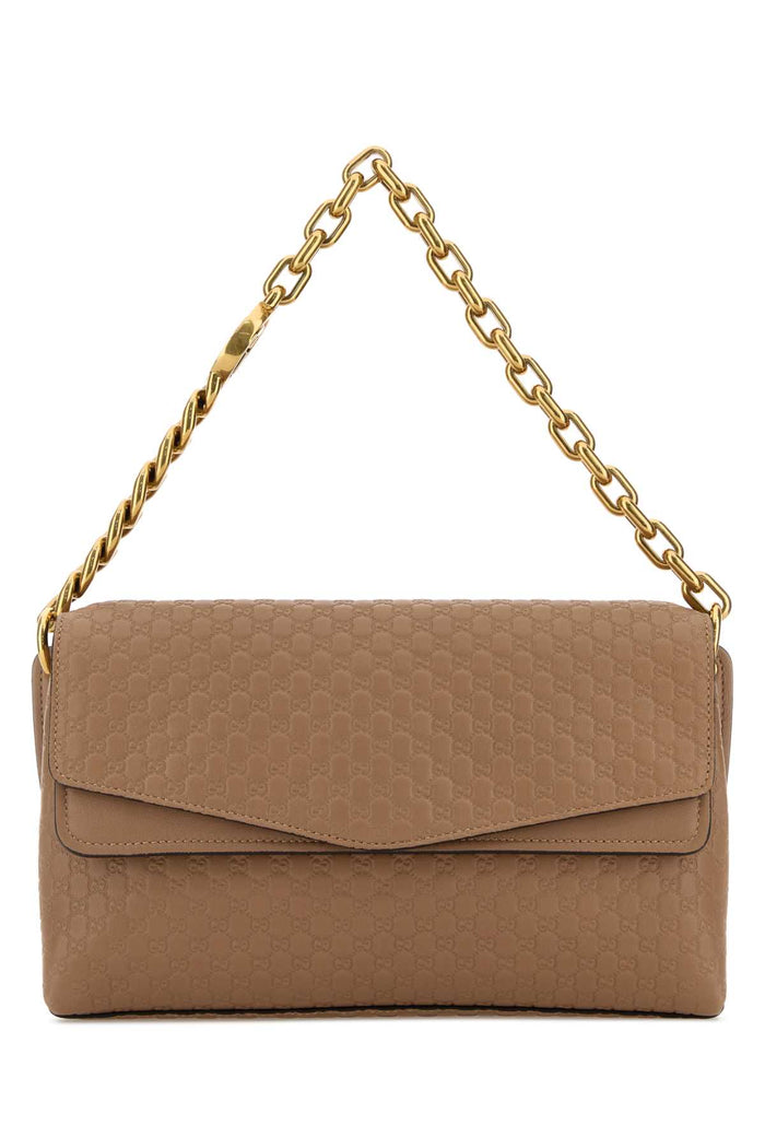 Gucci Biscuit Leather Medium Shoulder Bag