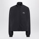 Balenciaga Black Washed Loop Sports Icon Zip Jacket