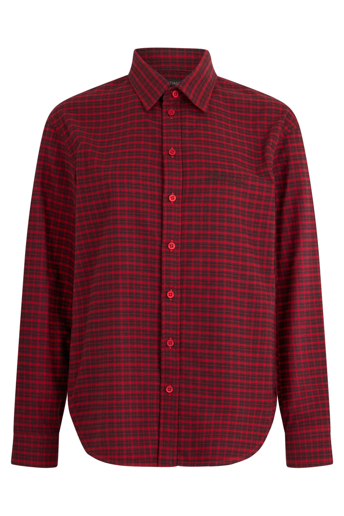 Balenciaga Checked Cotton Shirt
