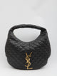 Saint Laurent Icare Hobo Bag In Quilted Nappa