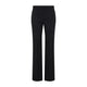 Alexander Mcqueen Black Pinstripe Lurex Wool Pants