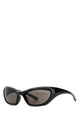 Balenciaga Black Acetate Racer Sunglasses