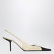 Saint Laurent Babylone Breteuil Slingback Pumps In Smooth Leather