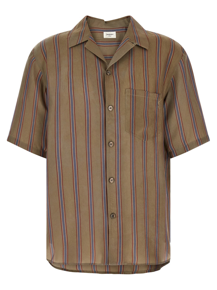 Saint Laurent 'Cassandre' Striped Shirt
