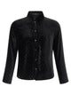 Gucci 'Gg' Velvet Shirt