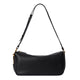 Gucci Black Leather Medium Gucci Half Horsebit Shoulder Bag