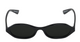 Alexander Mcqueen Black Geometric Frame Sunglasses