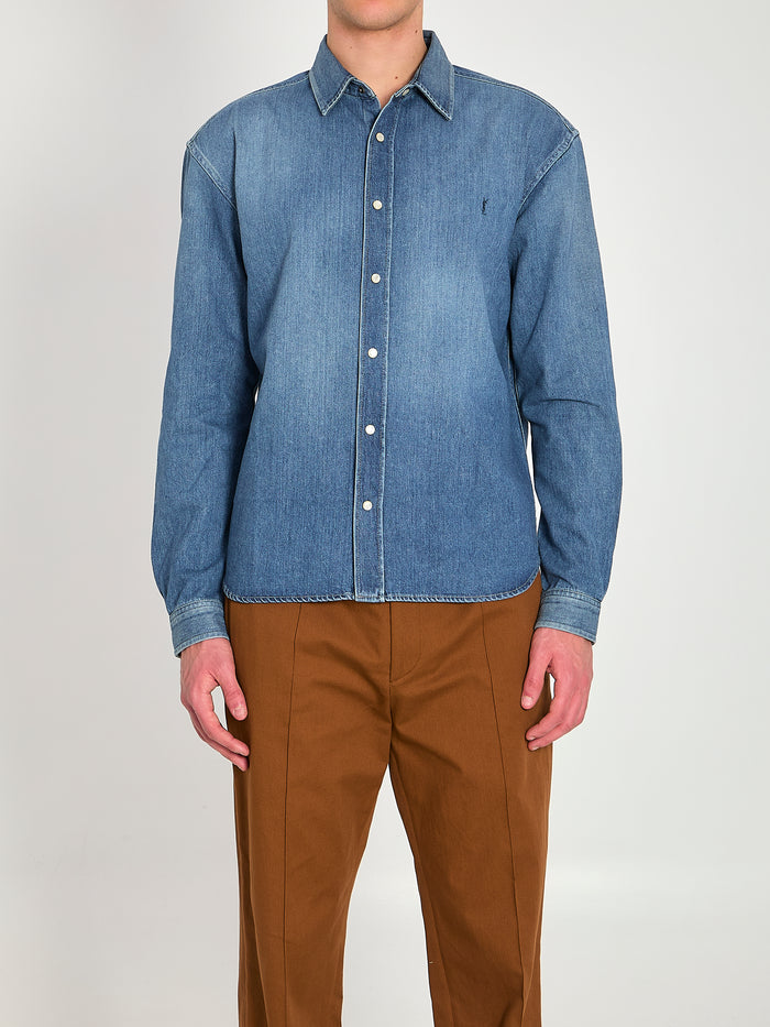 Saint Laurent Denim Shirt Cassandra