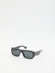 Saint Laurent Black Rectangular Sunglasses