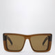 Saint Laurent Sl 900 Howl Square Sunglasses In Khaki