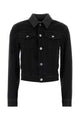 Bottega Veneta Denim Jacket Neck Intreccio