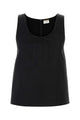 Saint Laurent Black Satin Top
