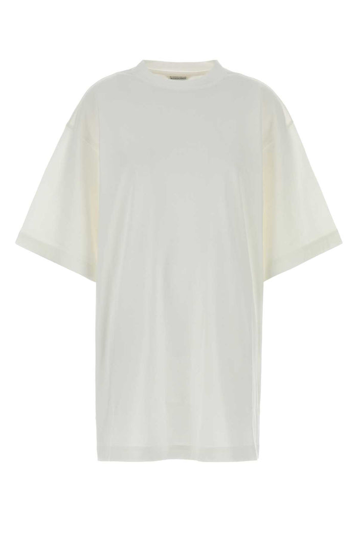 Bottega Veneta Tshirt Bianca Scritta Vintage