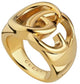 Gucci Gold Floral Motif Statement Ring.